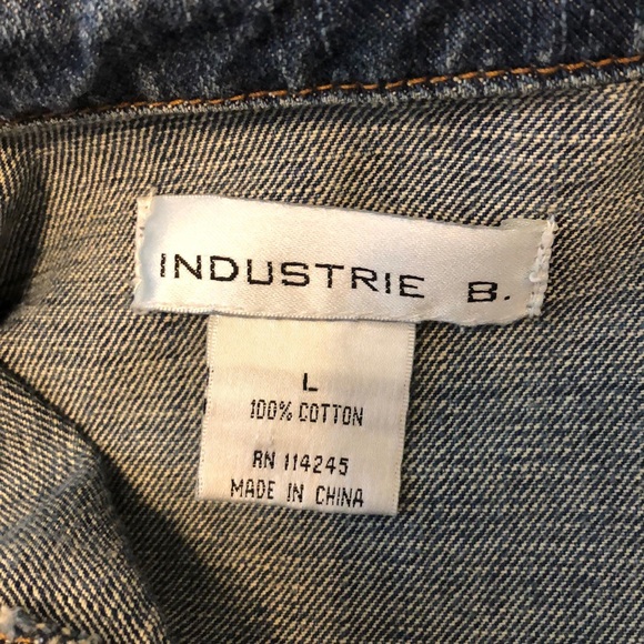 💙Women’s Button Down Denim Jean Jacket - Picture 4 of 4